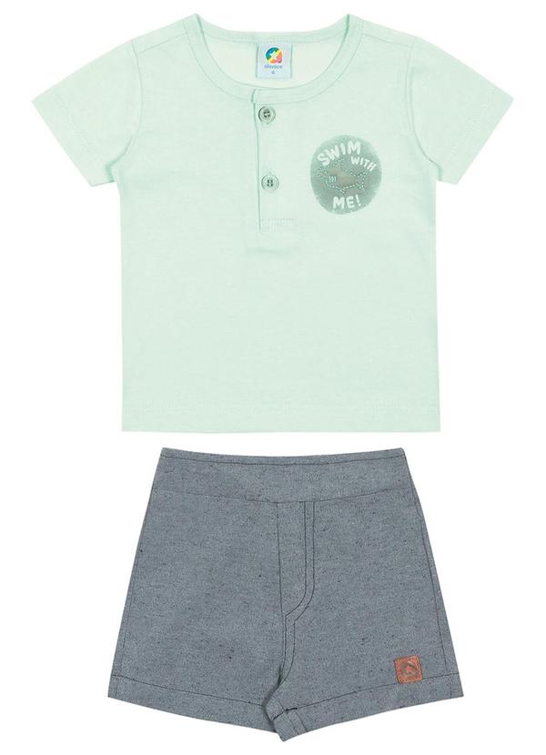 Alenice - Conjunto Vem Nadar Comigo Meninos Verde 1