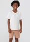 Vida Costeira - Conjunto Verão Básico Gola V Off White - variação: Off White