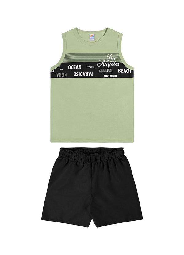 Alenice - Conjunto Verão Los Angeles Menino Verde
