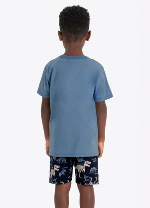 Rovi Kids - Conjunto Verão Menino Brilha no Escuro Azul - ROVI KIDS