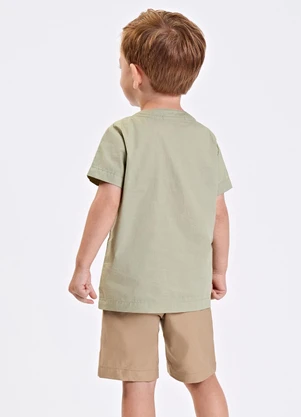 Trick Nick - Conjunto Verão Menino Camisa e Bermuda Verde - TRICK NICK