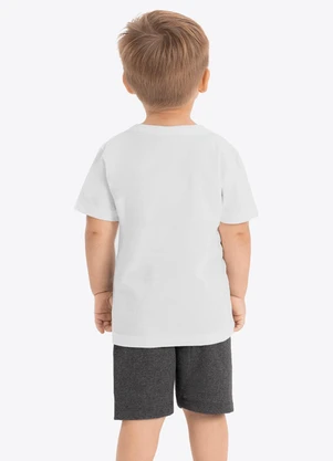 Rovi Kids - Conjunto Verão Menino com Foil Bege - ROVI KIDS