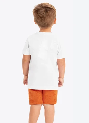 Rovi Kids - Conjunto Verão Menino com Relevo Branco - ROVI KIDS