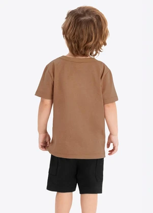 Rovi Kids - Conjunto Verão Menino Estampa com Gel Marrom - ROVI KIDS