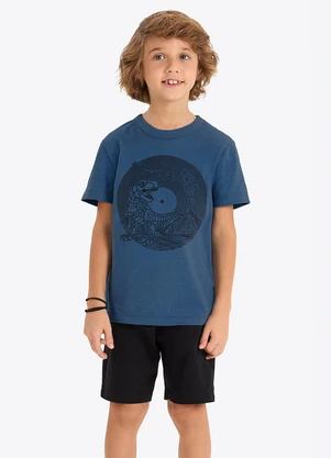 Rovi Kids - Conjunto Verão Menino Relevo Azul - ROVI KIDS