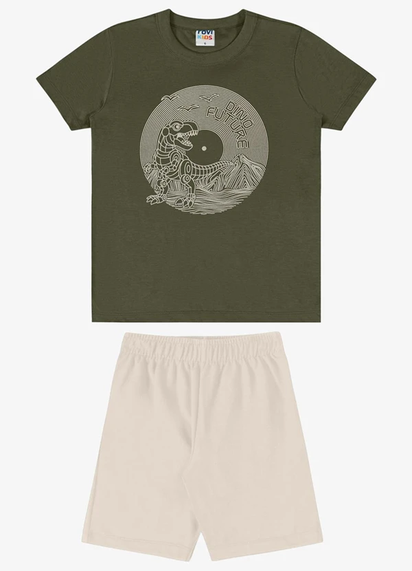 Rovi Kids - Conjunto Verão Menino Relevo Verde