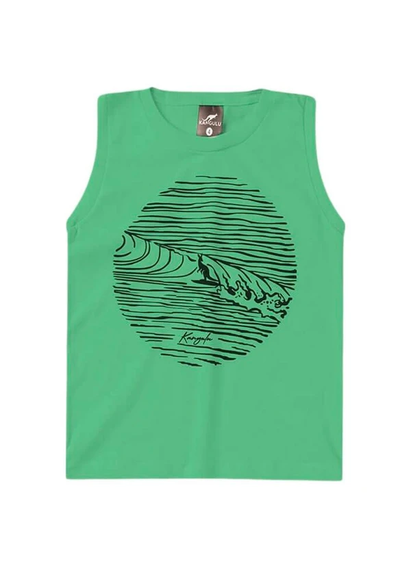 Rosa Azul - Conjunto Verão Regata Surf Kangulu Verde 2