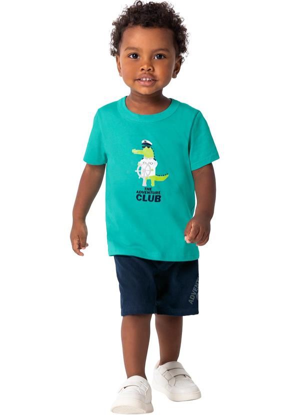 Malwee Kids - Conjunto Verde Água The Adventure Club Menino
