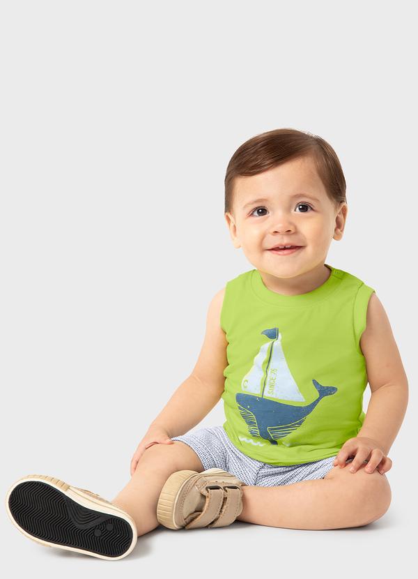 Carinhoso - Conjunto Verde Baleia Comfort Menino