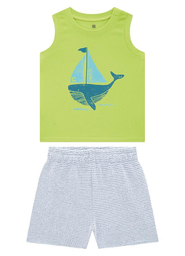 Carinhoso - Conjunto Verde Baleia Comfort Menino 2