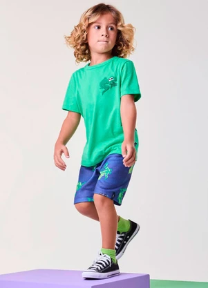 Bimbi - Conjunto Verde com Dinossauros Verde - BIMBI