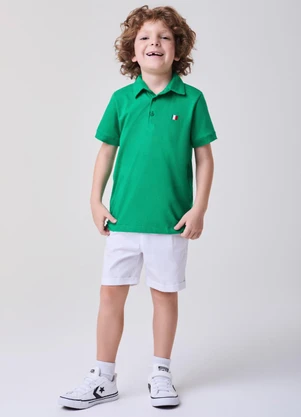 Bimbi - Conjunto Verde com Off White Verde - BIMBI
