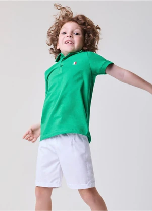 Bimbi - Conjunto Verde com Off White Verde - BIMBI