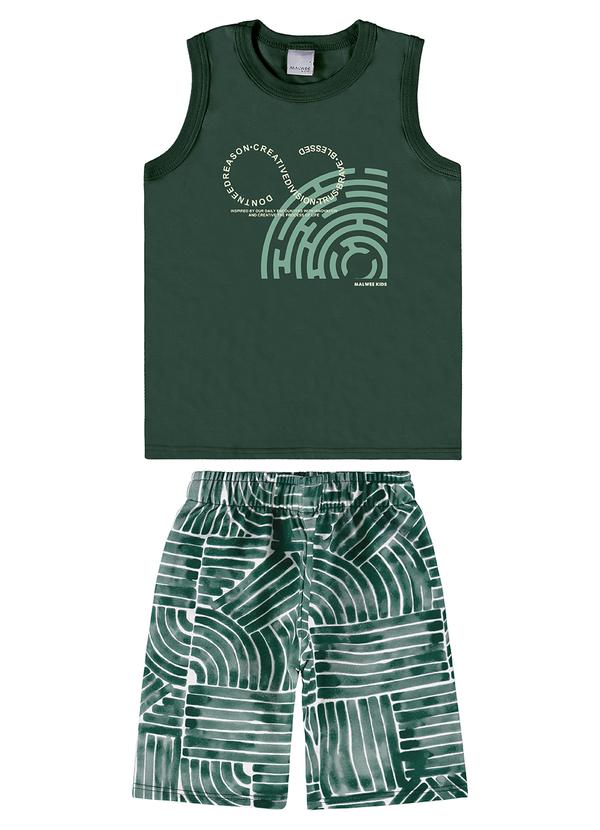 Malwee Kids - Conjunto Verde Esmeralda Don'T Need a Reason