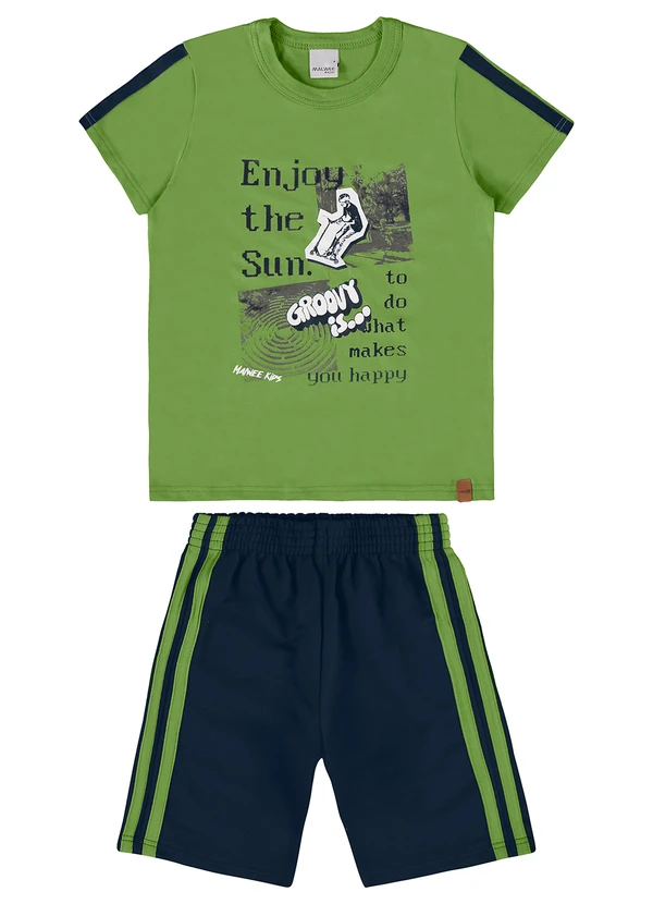 Malwee Kids - Conjunto Verde Esmeralda Enjoy The Sun 2