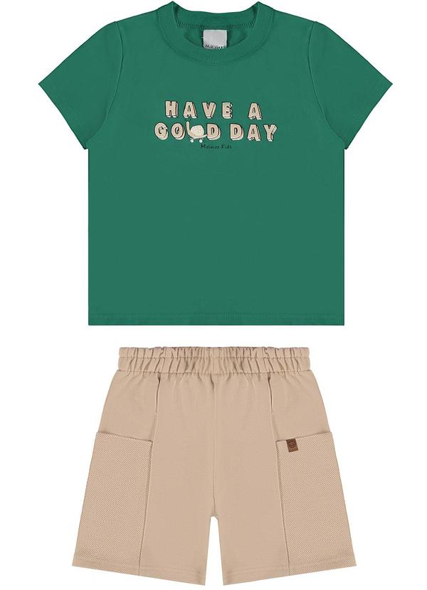 Malwee Kids - Conjunto Verde  Have a Good Day Moletom 2
