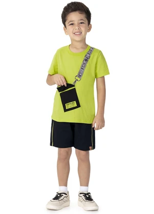 Malwee Kids - Conjunto Verde Limão em Moletinho - MALWEE KIDS