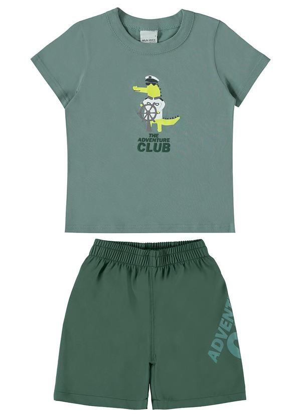 Malwee Kids - Conjunto Verde Menta The Adventure Club Menino