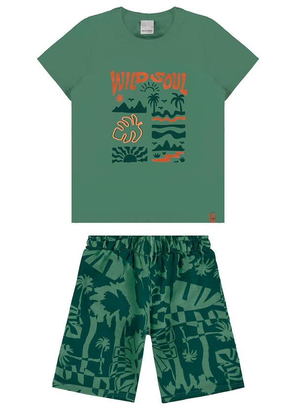 Malwee Kids - Conjunto Verde Militar Wild Soul