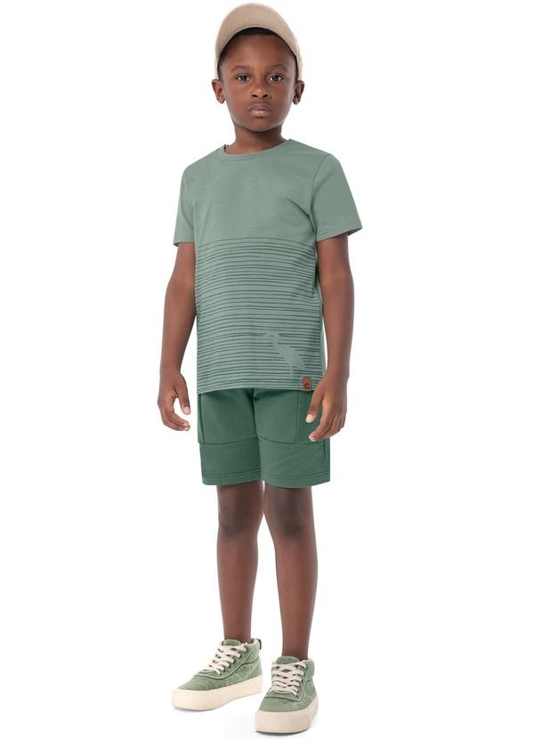 Carinhoso - Conjunto Verde Musgo Ave Comfort Menino