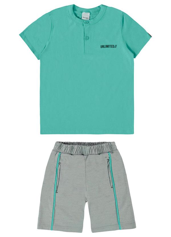 Malwee Kids - Conjunto Verde Unlimited em Moletinho Menino 2