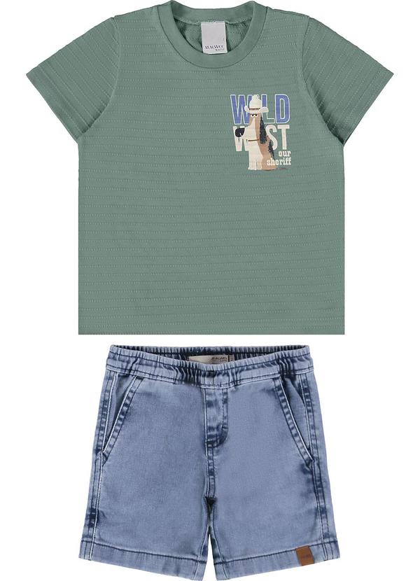 Malwee Kids - Conjunto Verde Wild West Menino