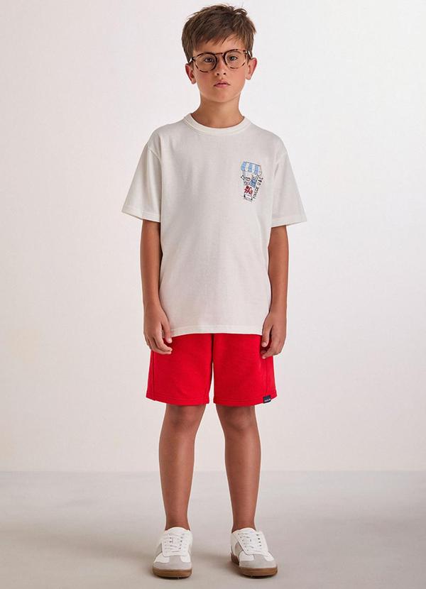 Youccie - Conjunto Vermelho Estampado Pérola