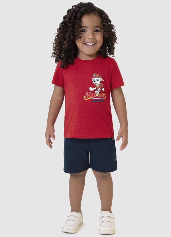 Malwee Kids - Conjunto Vermelho Patrulha Canina® Menino