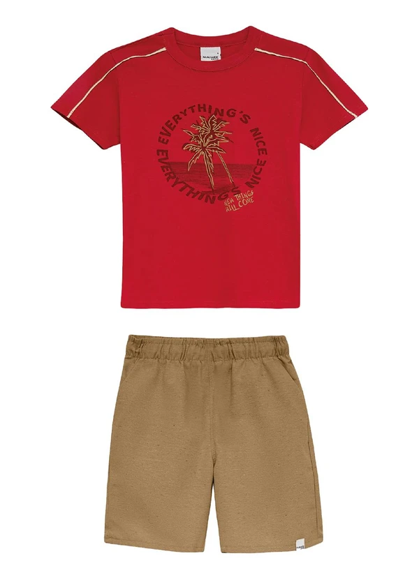 Malwee Kids - Conjunto Vermelho