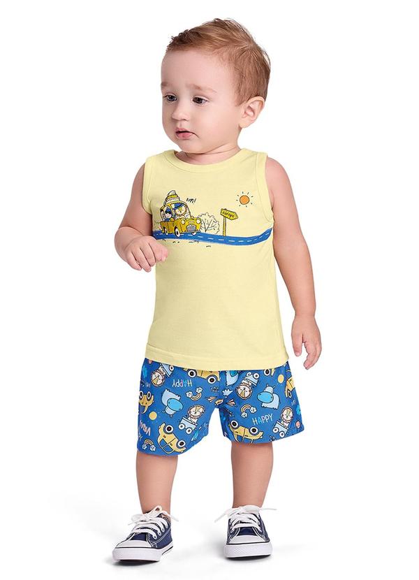 Alenice - Conjunto Viagens em Família Meninos Amarelo