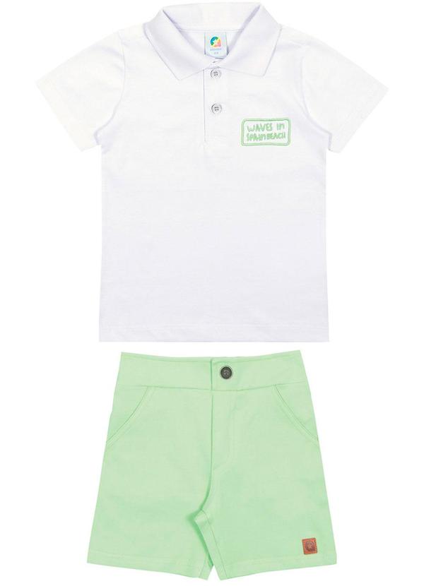 Alenice - Conjunto Waves In Beach Meninos Branco