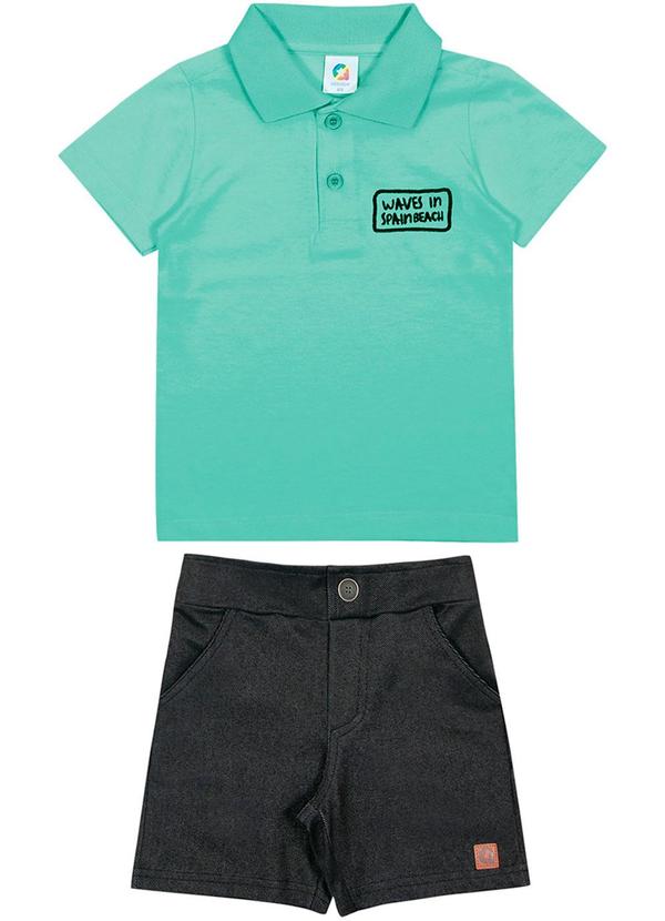 Alenice - Conjunto Waves In Beach Meninos Verde