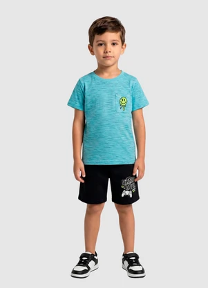 Turminha - Conjunto Wild Child Azul - TURMINHA