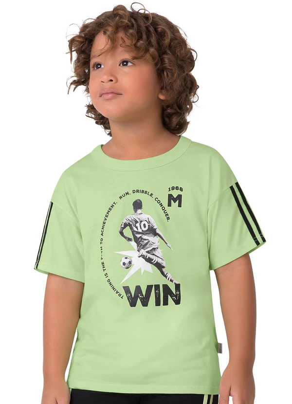 Malwee Kids - Conjunto Win em Moletinho Verde Claro 2