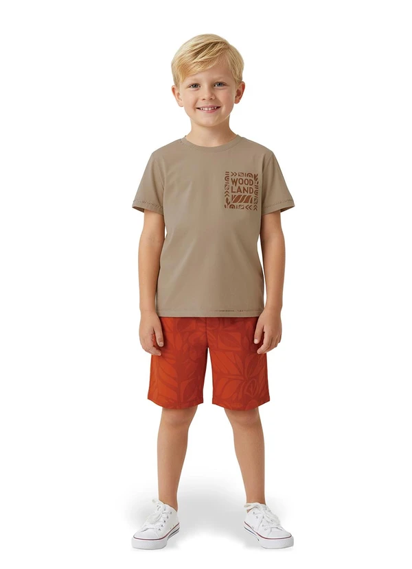 Malwee Kids - Conjunto Woodland Antiodor Bege 1