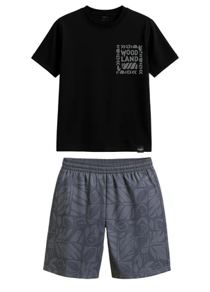 Malwee Kids - Conjunto Woodland Antiodor Preto - MALWEE KIDS