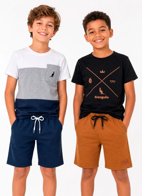 Rosa Azul - Kit 5 Conjuntos Sortidos Verão