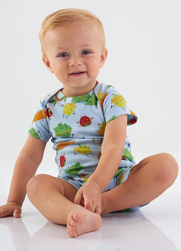 Up Baby - Kit 3 Peças Estampadas Bebê Menino Azul