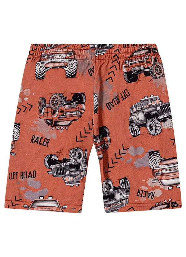Kyly - Pijama Infantil Menino Carros Laranja 4