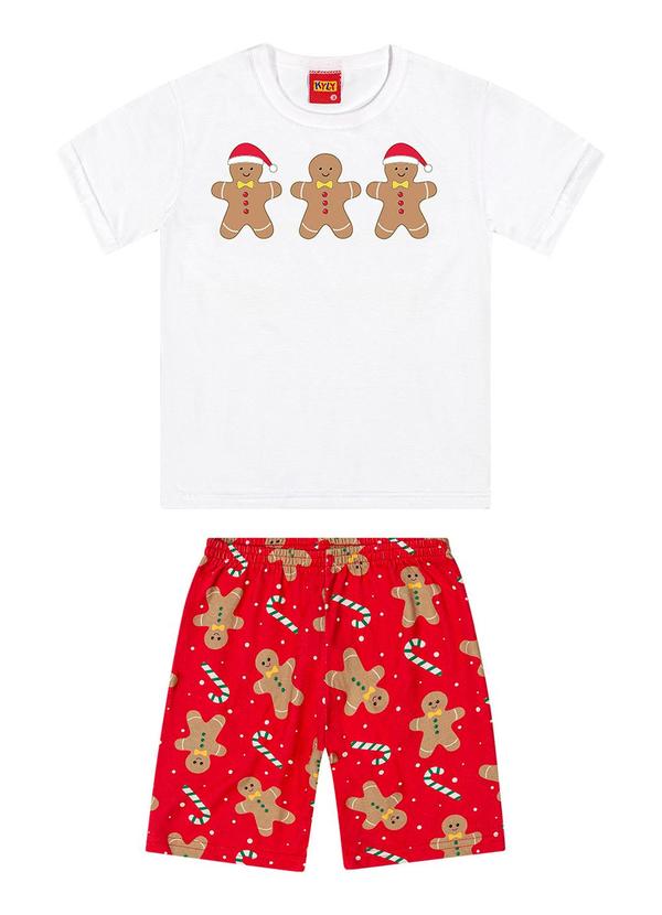 Kyly - Pijama Infantil Menino Natal Branco 2