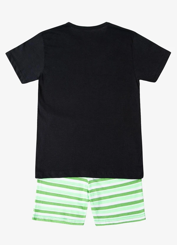 Rovitex - Pijama Mascuilno Brilha no Escuro Kappes Verde 2