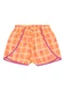 Elian - Short Infantil Menina Estampado Tactel Laranja - variação: Laranja