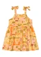 Elian - Vestido Menina com Alças Ursinha Amarelo - variação: Amarelo