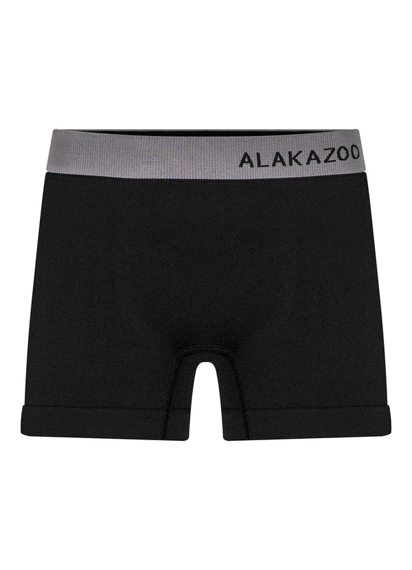 Alakazoo - Kit com 2 Cuecas Infantis sem Costura Preto 2