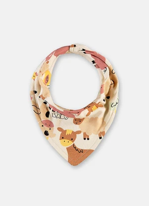 Up Baby - Babador Bandana Suedine Estampado - UP BABY
