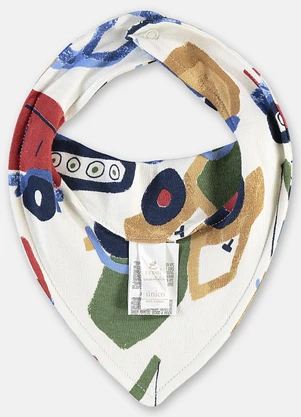 Up Baby - Babador Bandana Suedine Estampado - UP BABY