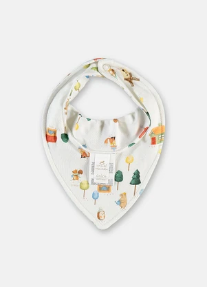 Up Baby - Babador Bandana Suedine Estampado - UP BABY