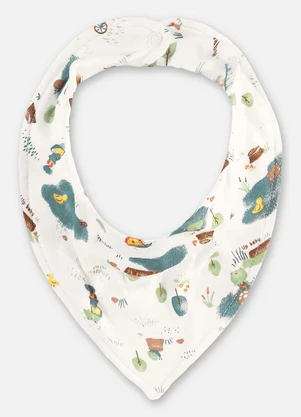 Up Baby - Babador Suedine Bebê Menino Bege - UP BABY