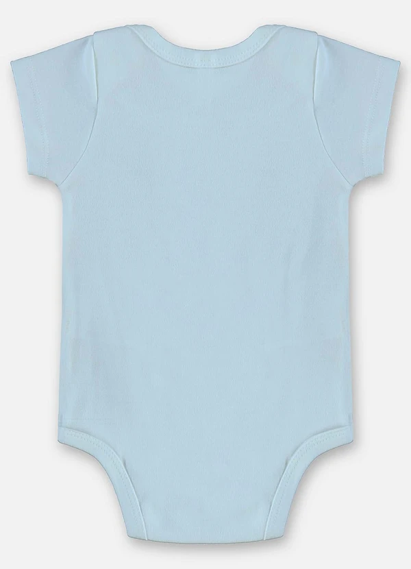 Up Baby - Body Bebê Menino Suedine Azul 2