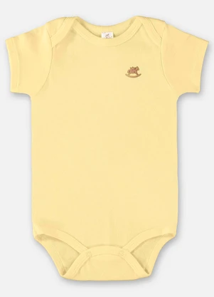 Up Baby - Body em Suedine Unissex Amarelo - UP BABY